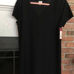 Black Merona Ribbed Dress